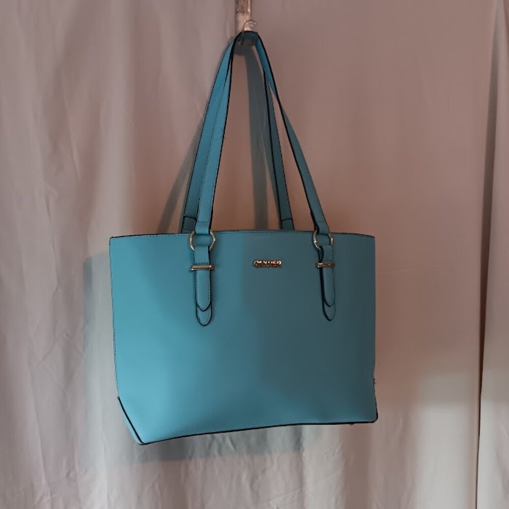 QIYUER satchel purse for women top handle Beautiful Blue NWOT